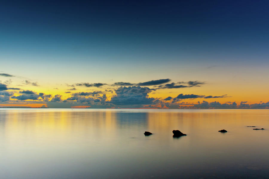 Dawn on Biscayne Bay Photograph by Edgar Estrada