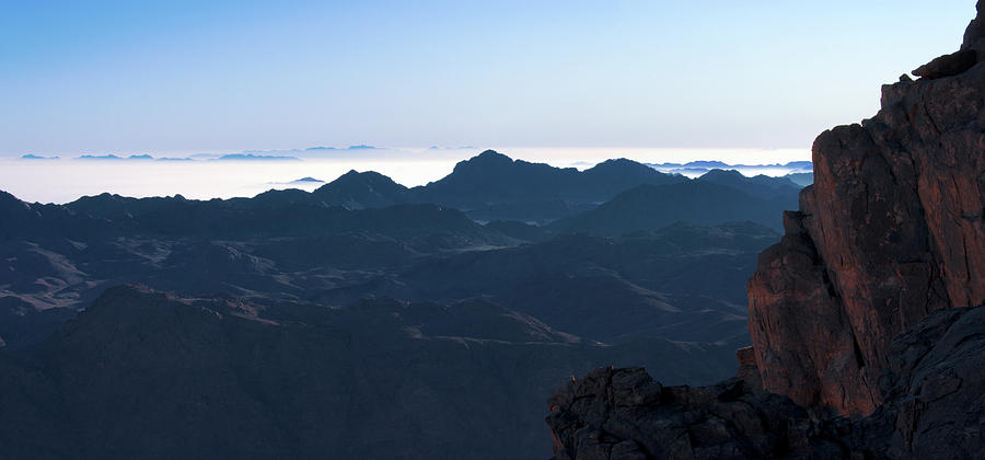 Dawn on Mount Sinai Photograph by Sun Travels