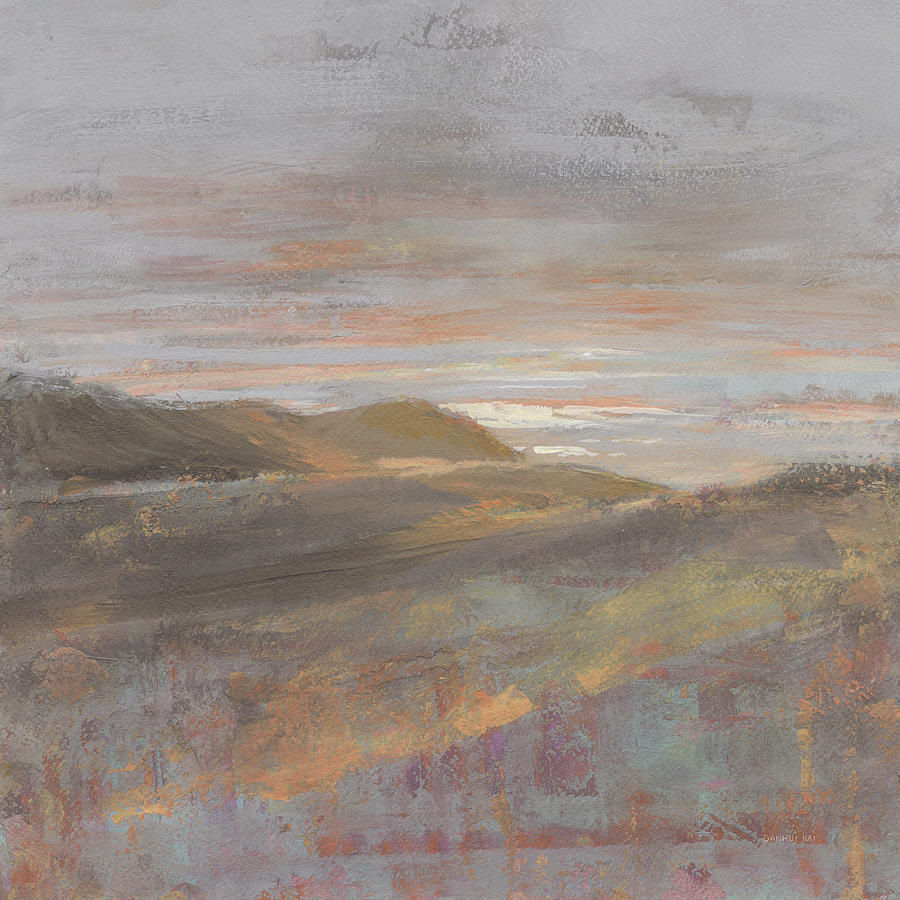 Abstract Painting - Dawn On The Hills Light by Danhui Nai