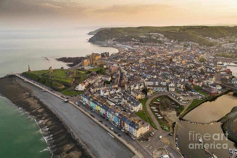 Aberystwyth Photograph - Dawn Over Aberystwyth Wales by Keith Morris Aberystwyth Photograph - Dawn Over Aberystwyth Wales by Keith Morris