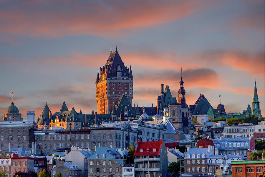 Dawn Over Quebec City Photograph by Darryl Brooks
