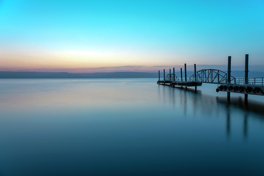 Dawn over the Sea of Galilee 1 by Dubi Roman Dawn over the Sea of Galilee 1 by Dubi Roman