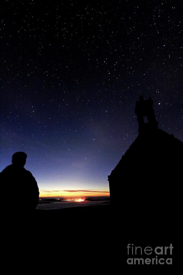 Human Photograph - Dawn Sky by Laurent Laveder/science Photo Library