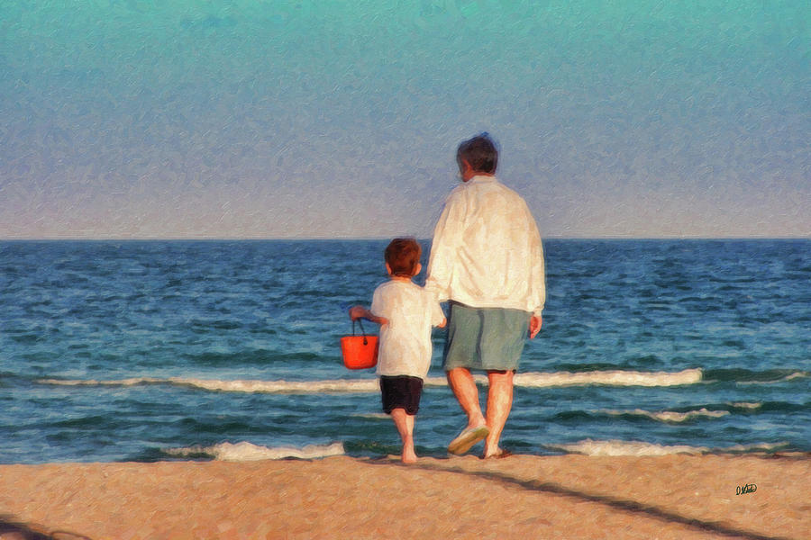 Day at the Beach - DWP240803 by Dean Wittle Day at the Beach - DWP240803 by Dean Wittle