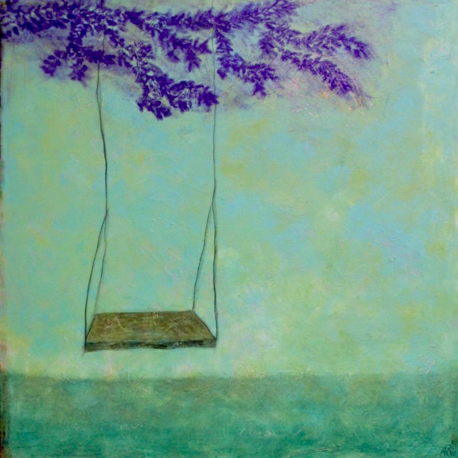 Daydreaming...  Painting by Monica Martin