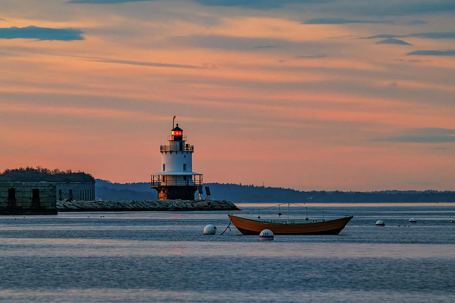 Sunset Photograph - Days End at Spring Point by Rick Berk