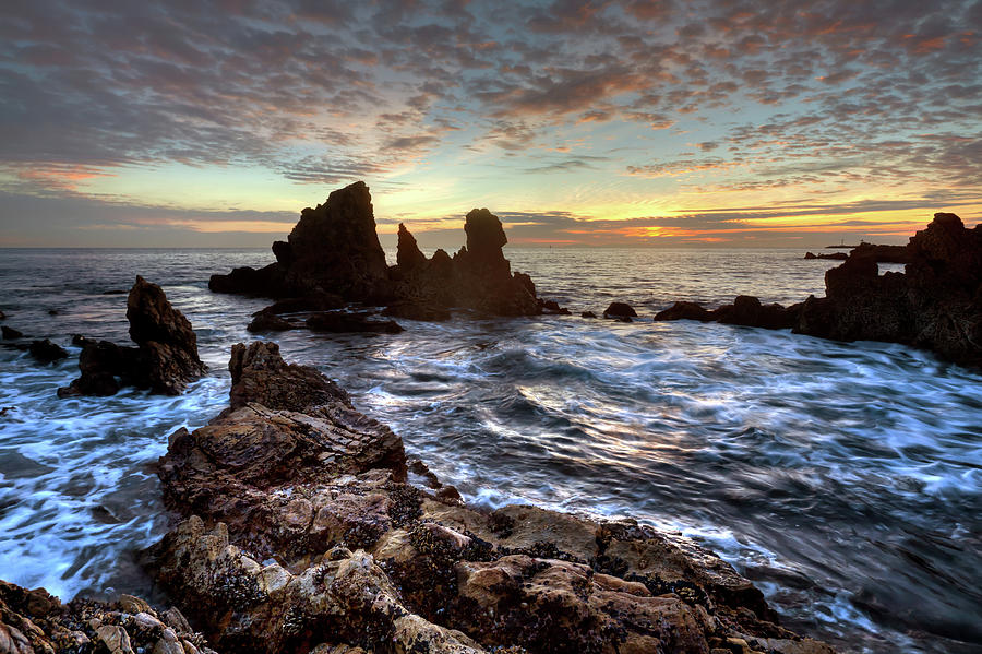 Days End Corona del Mar Sunset Photograph by Cliff Wassmann