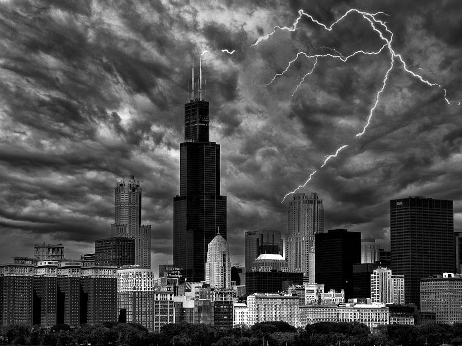 Chicago Photograph - Days Of Thunder by C. Ray Roth