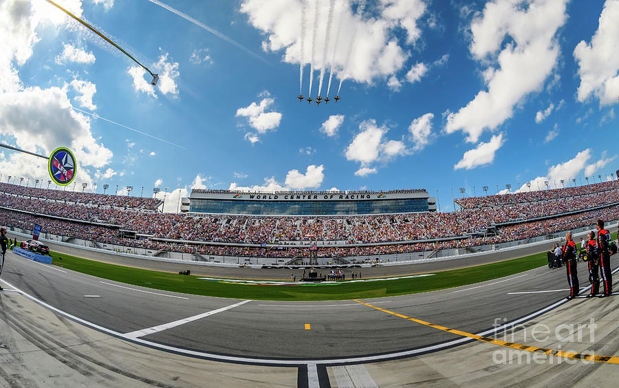 Daytona 500 Flyover Photograph by PJ Ziegler Fine Art America