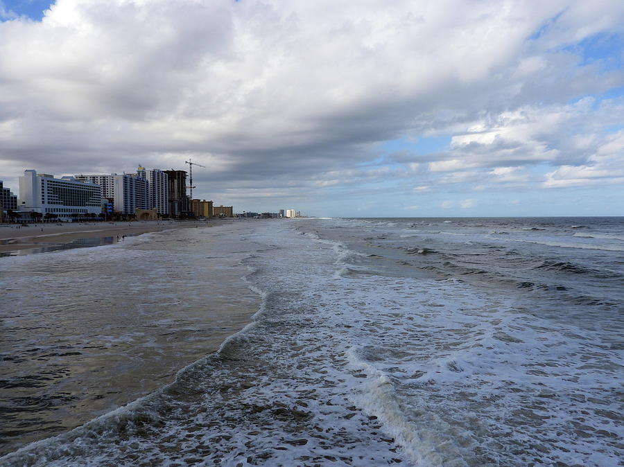 Daytona Beach Shoreline Photograph by Tony Ambrosio - Fine Art America