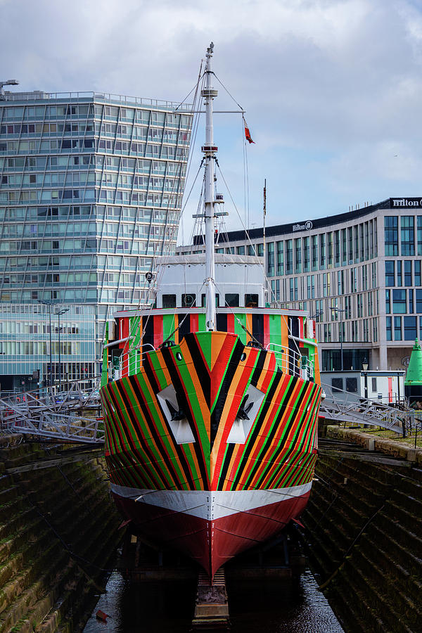 Dazzle Ship Photograph by Steev Stamford