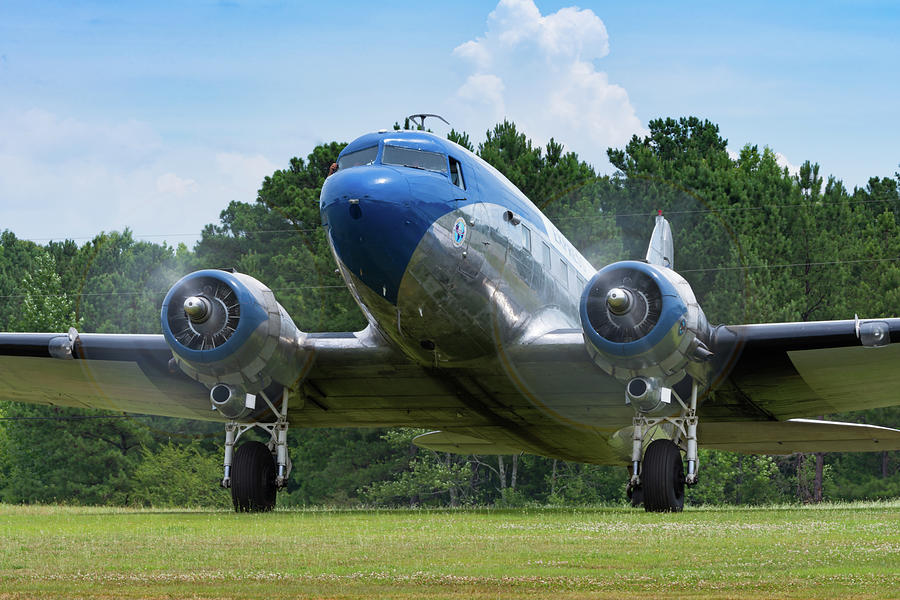 DC-3 Runup Photograph by Chris Buff