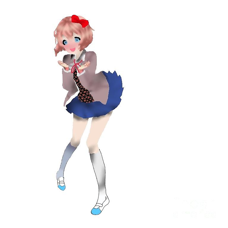 Ddlc Sayori Digital Art by Alice Rachell Carpenter - Fine Art America