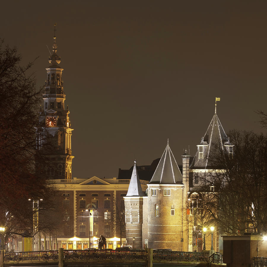 De Waag And Zuiderkerk From Photograph by Cultura Exclusive/alex Holland