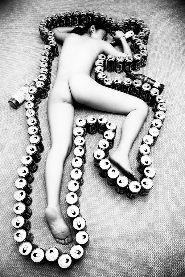 Nude Photograph - Dead Drunk by David Mccracken