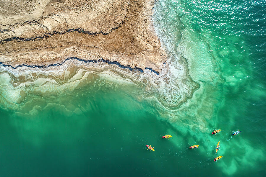 Boat Photograph - Dead Sea Exploration by Ido Meirovich