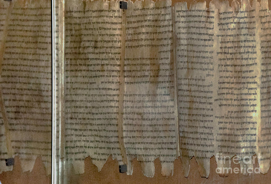 Dead Sea Scroll Photograph - Dead Sea Scroll by Mae Wertz Dead Sea Scroll Photograph - Dead Sea Scroll by Mae Wertz