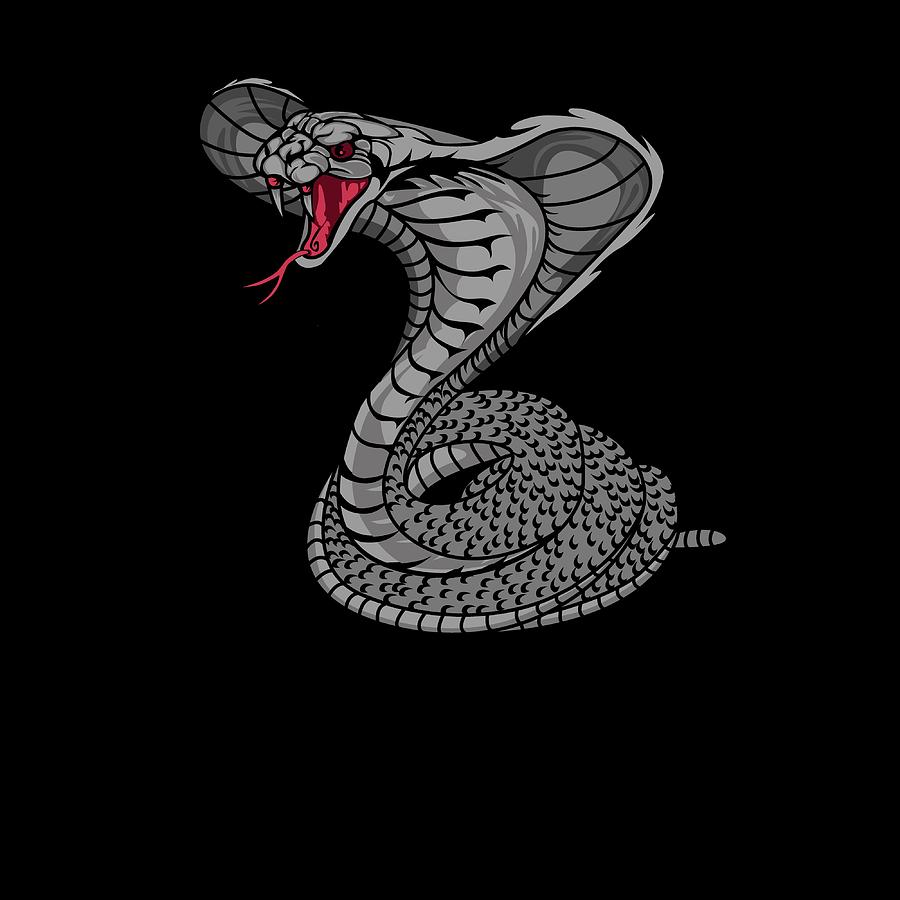 Deadly Cobra Design King Cobra Unique Design Snake Wild Scary Dangerous ...