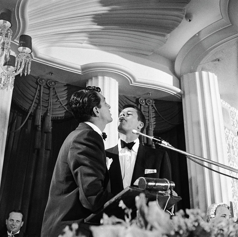 Dean Martin and Jerry Lewis Photograph by Allan Grant