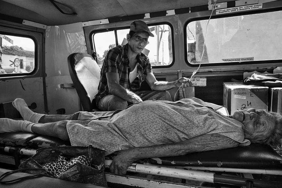 Ambulance Photograph - Dear Mother by Carlos Lopes Franco