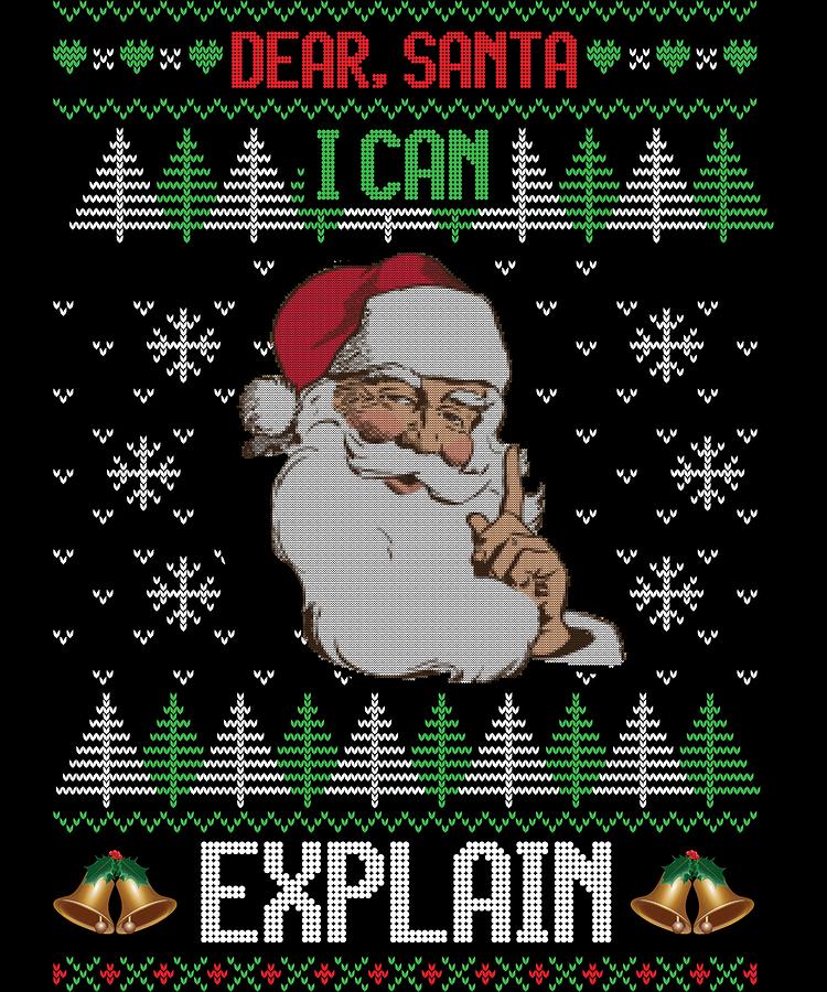 Santa i clearance can explain sweater