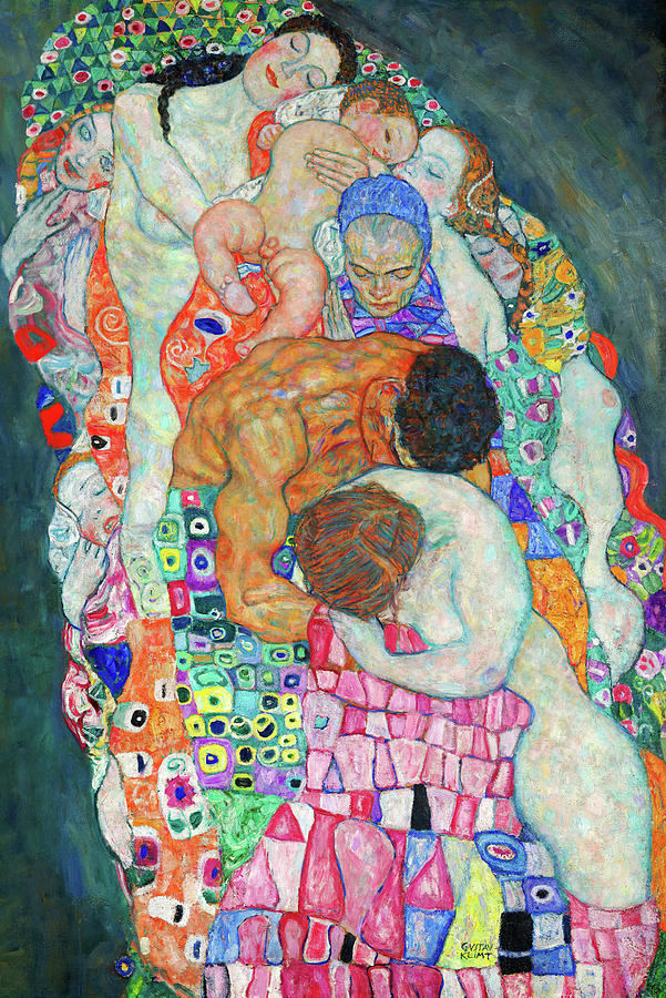 Gustav Klimt Painting - Death and Life - Life by Gustav Klimt