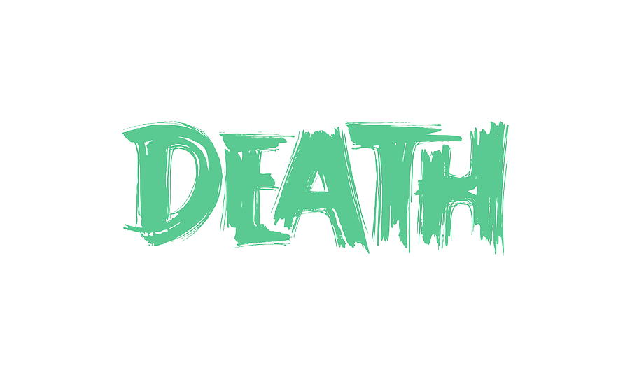 Typography Drawing - Death by CSA Images