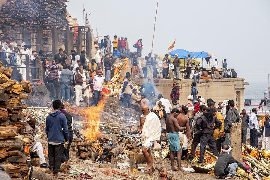 Death Is Celebrated At Varanasi Photograph by Balasubramanian Gv
