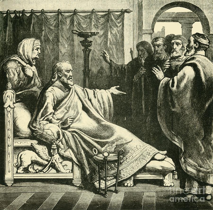 Death Of Augustus Drawing By Print Collector 