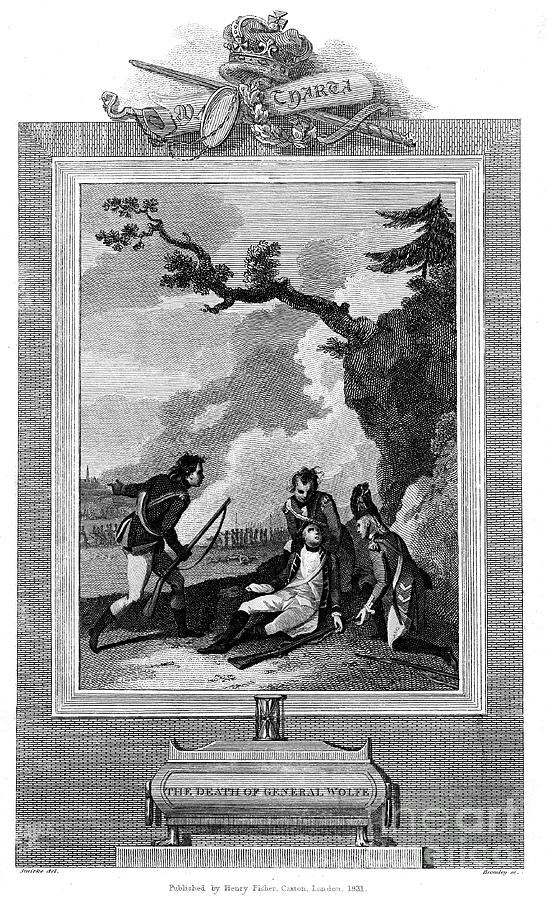 Death Of General James Wolfe Drawing by Print Collector