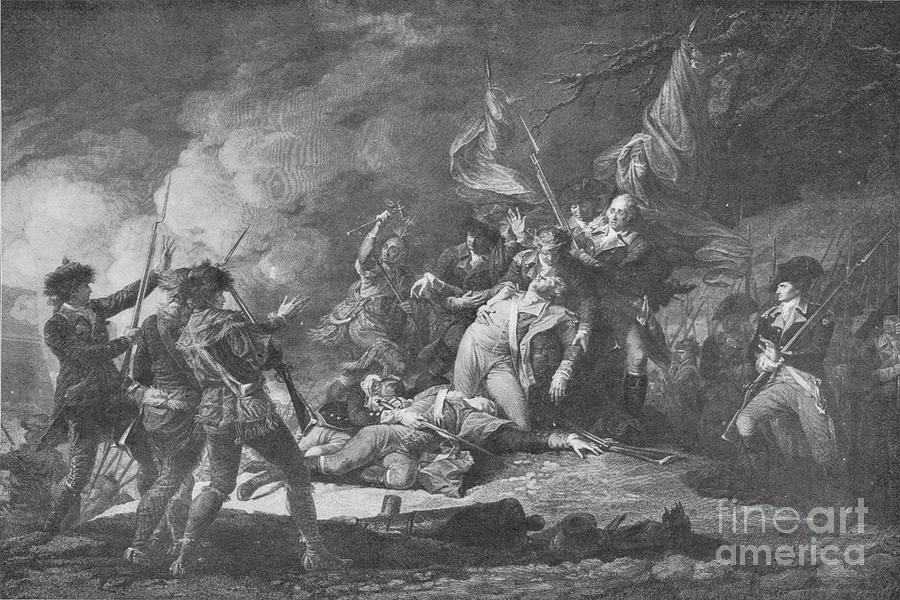 Death Of General Montgomery, 1798 1909 Drawing by Print Collector