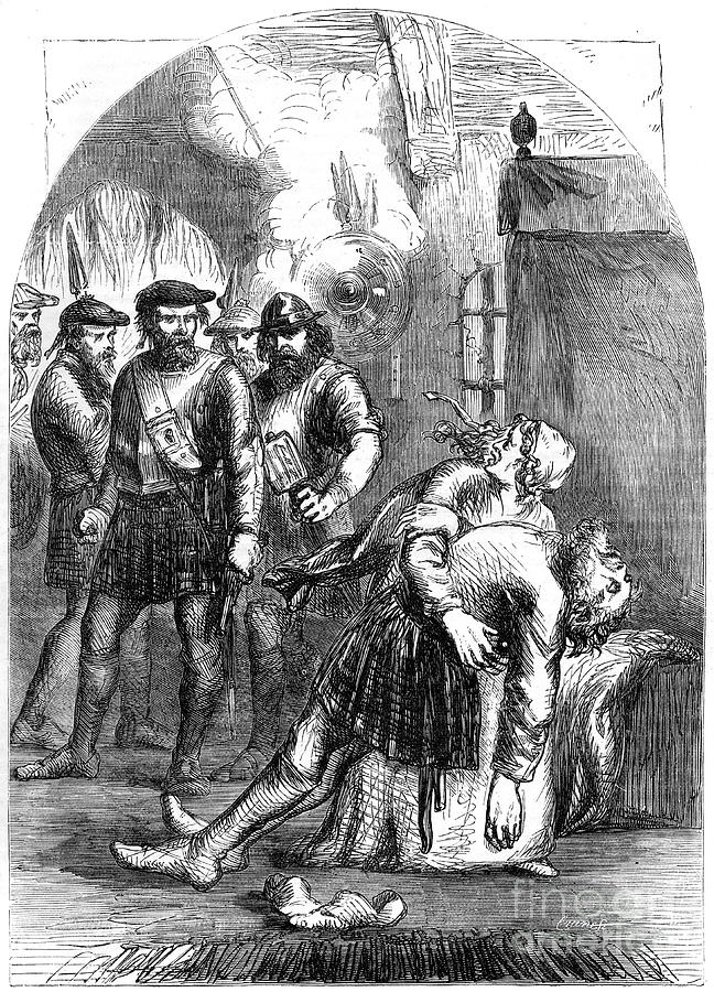 Death Of Mac Ian, The Massacre Drawing by Print Collector