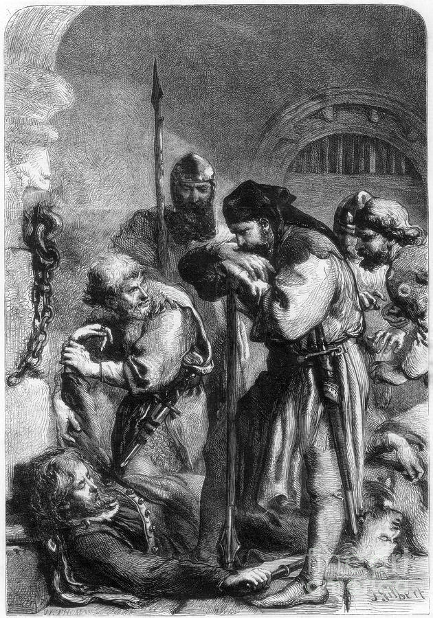 Death Of Richard II, 1861.artist W Drawing by Print Collector