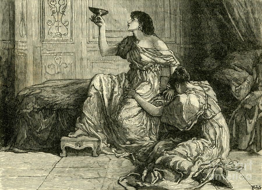 Death Of Sophonisba Drawing by Print Collector