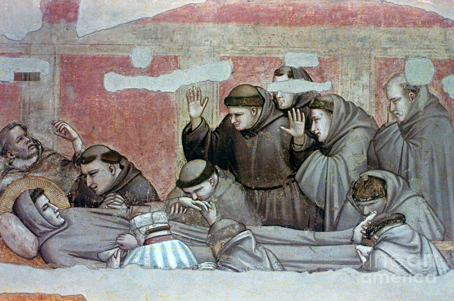 Death Of St Francis And Inspection Drawing by Print Collector