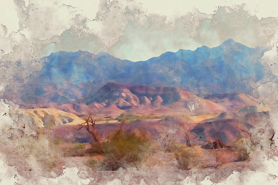 Death Valley - 04 Painting by AM FineArtPrints