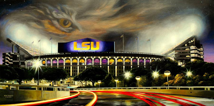 Lsu Painting - Death Valley Game Time by Mike Roberts