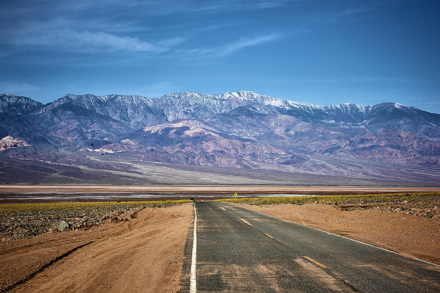 Death Valley Road Photograph by Paul Freidlund
