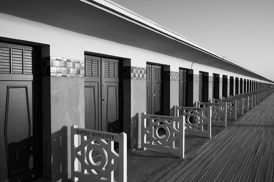 Deauville 1 bw Photograph by Andrew Fare