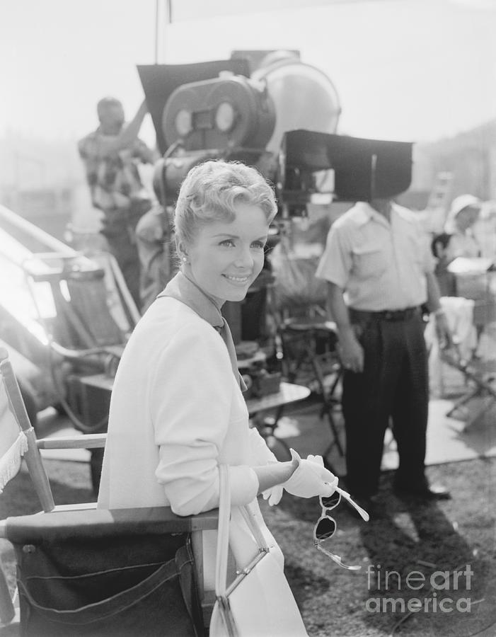 Debbie Reynolds On Set Of This Happy Photograph by Bettmann Debbie Reynolds On Set Of This Happy Photograph by Bettmann