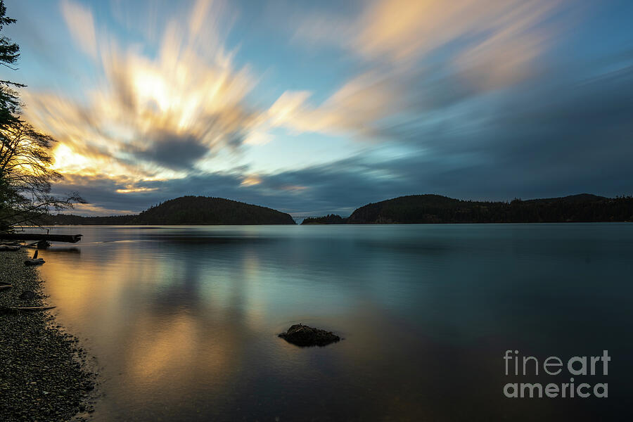 Washington Coast Photograph - Deception Pass Dusk Tranquility by Mike Reid Washington Coast Photograph - Deception Pass Dusk Tranquility by Mike Reid