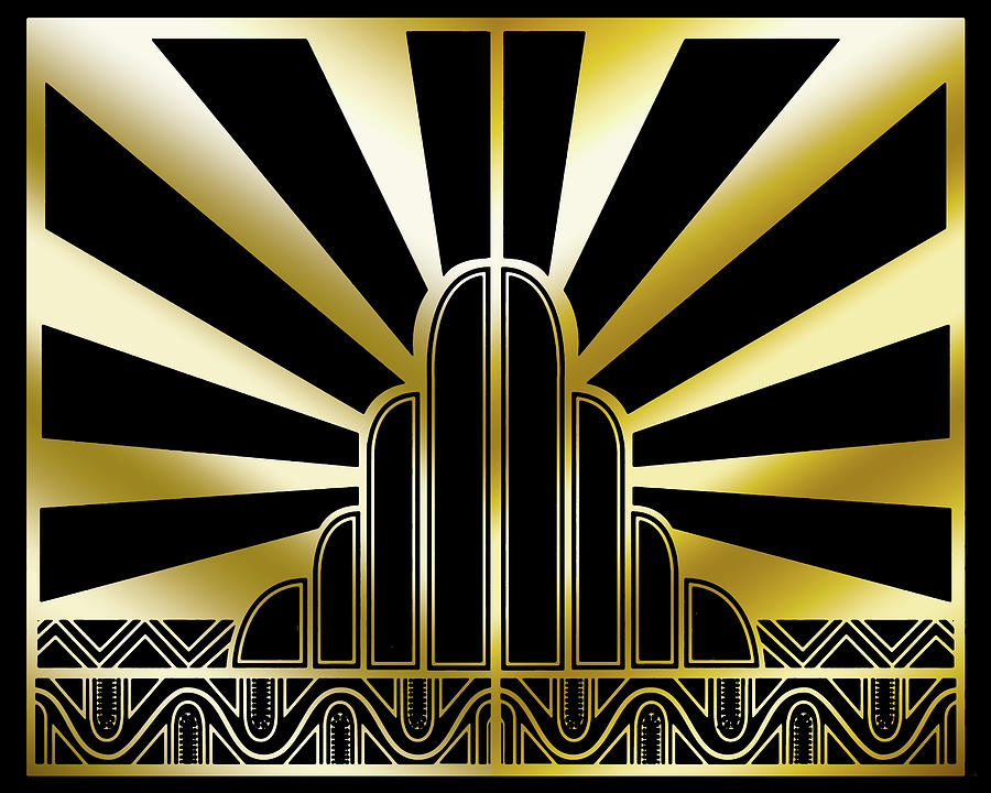 Deco 2 Digital Art By Art Deco Designs