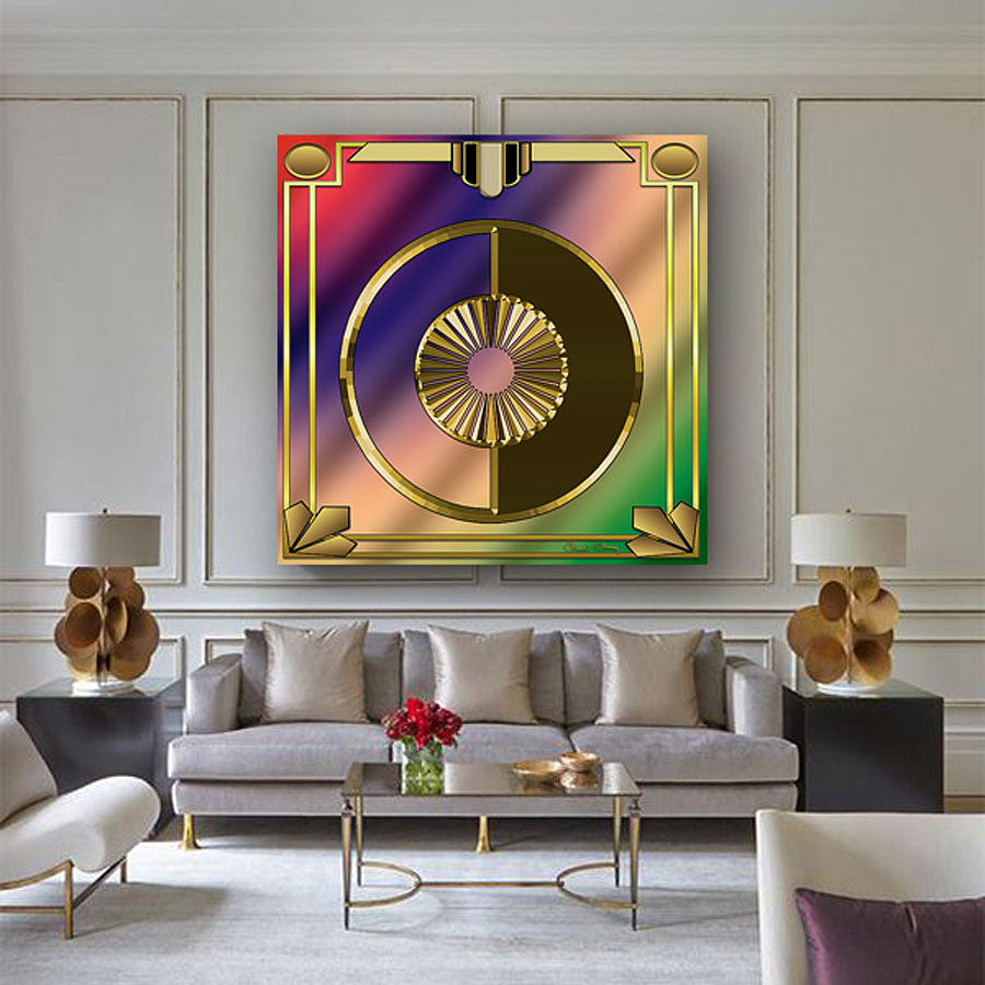 Deco 27 in home Digital Art by Chuck Staley
