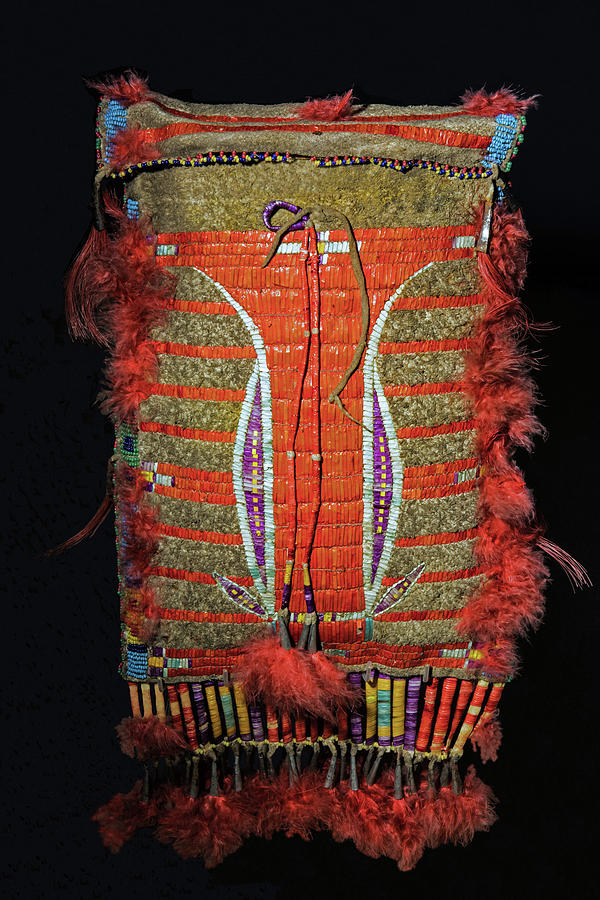 Decorated Bag, Lakota Tribe Photograph by Millard H. Sharp