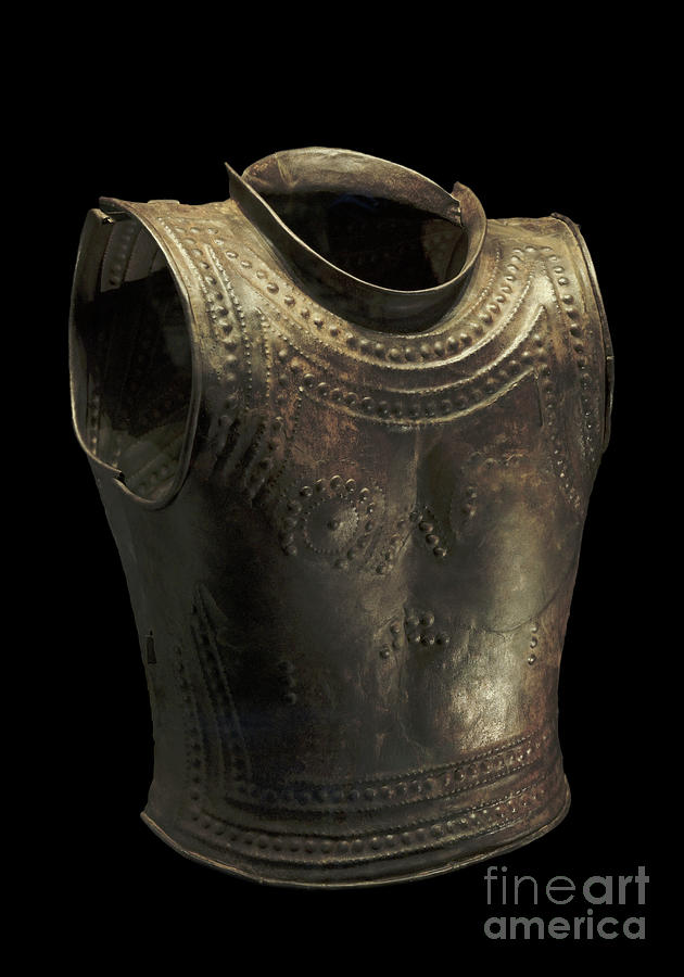 Decorated Bronze Cuirass. Photograph by David Parker/science Photo Library