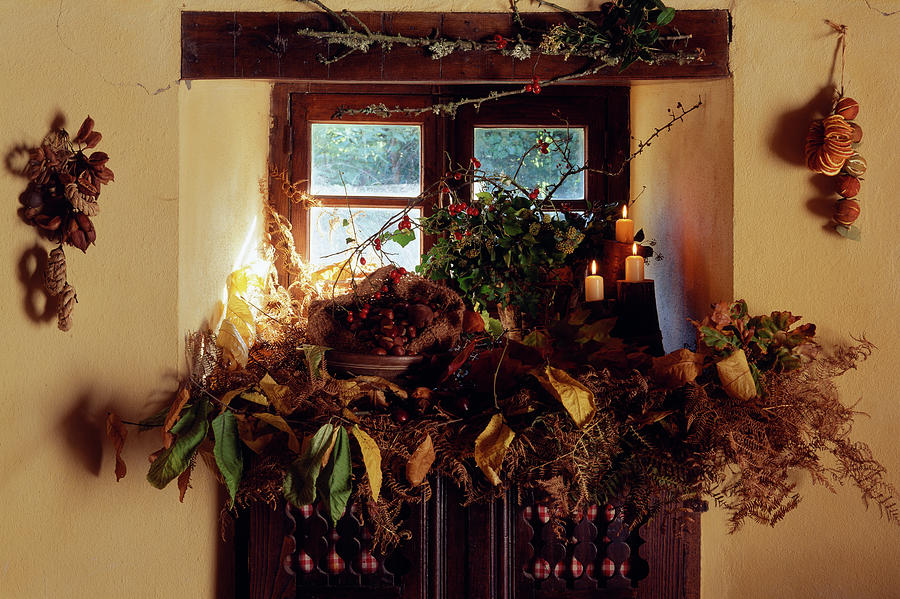 Decoration De Noel En Bretagne Christmas Decorations In A House In