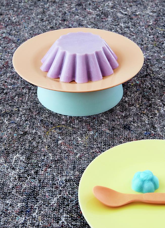Decoration Ideas For A Childs Birthday Party With Colourful Plates And Ice Cream Photograph by Nina Struve