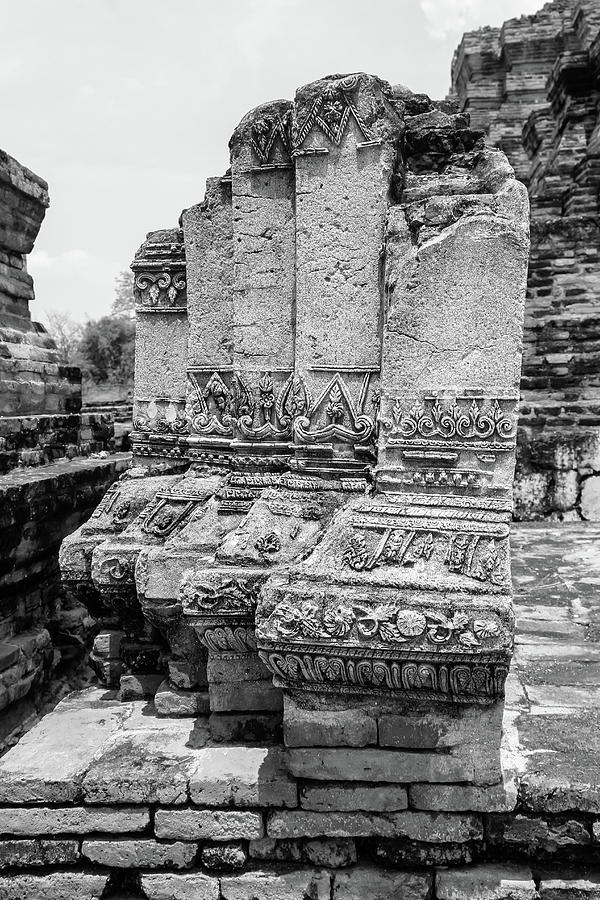 Decorative Pillars, Thailand Photograph by Aashish Vaidya