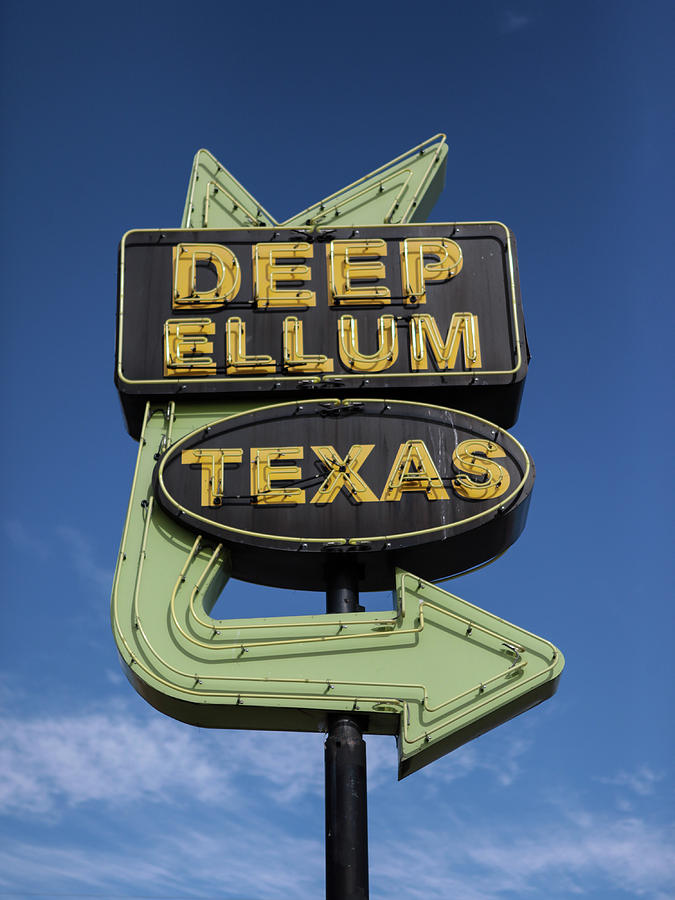 Deep Ellum, Texas Neon Sign Photograph by Dangerous Balcony - Fine Art