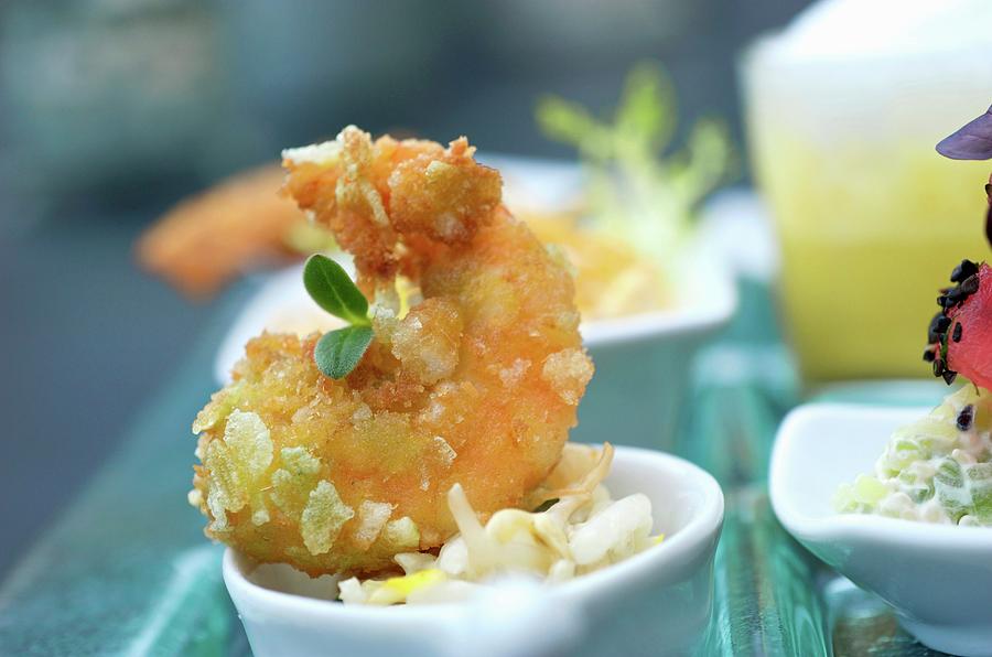 Deep-fried Prawn With Coconut Photograph by Stemmler, Klaus